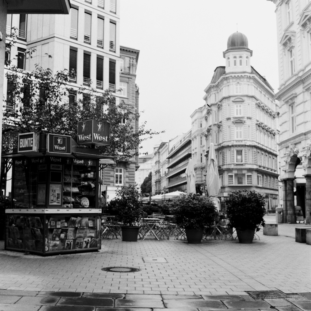 Kiosk in den Colonnaden